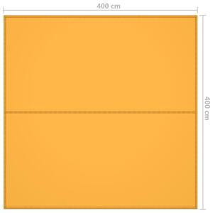 VidaXL sárga kültéri ponyva 4 x 4 m