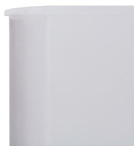 VidaXL fehér 6-paneles szövet szélellenző 800 x 80 cm