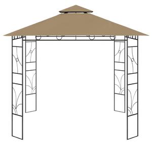 VidaXL tópszínű pavilon 3 x 3 x 2,7 m 160 g/m²
