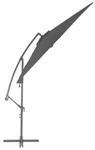 VidaXL fekete konzolos napernyő alumíniumrúddal 300 cm