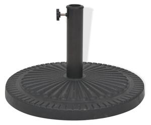 VidaXL kör alakú, fekete gyanta napernyő talp 29 kg