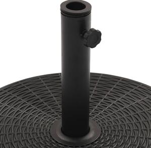 VidaXL fekete kerek napernyő talp 25 kg