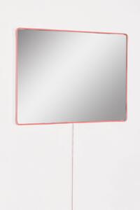 Rectangular 40 x 60 cm Tükör LED -es világítással 40x60 Rózsaszín