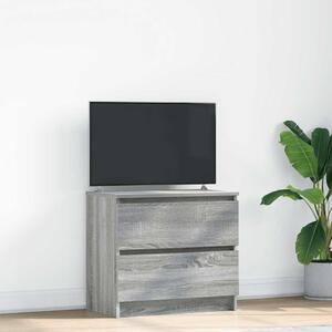 Szürke sonoma színű szerelt fa TV-szekrény 60x35x54 cm
