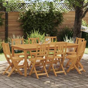 VidaXL Kültéri bistro székek 8 pcs Természetes 40 x 42 x 85 cm