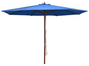 VidaXL kék kültéri napernyő farúddal 350 cm