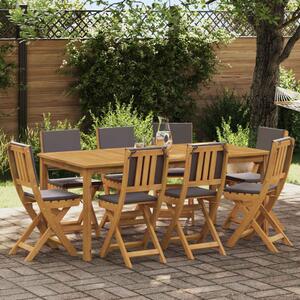 VidaXL Kültéri bistro székek 8 pcs Sötétszürke 38 x 46 x 85 cm