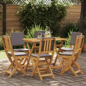 VidaXL Kültéri bistro székek 6 pcs Sötétszürke 38 x 46 x 85 cm