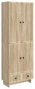 Szekrény szett 2 pcs Sonoma Tölgy 66 x 34,5 x 95 cm Szerelt Fa