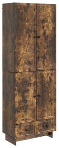 Szekrény szett 2 pcs Füstös Tölgy 66 x 34,5 x 95 cm Szerelt Fa