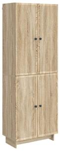 Szekrény szett 2 pcs Sonoma Tölgy 66 x 34,5 x 90 cm Szerelt Fa