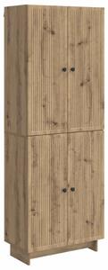 Szekrény szett 2 pcs Kézműves Tölgy 66 x 34,5 x 90 cm