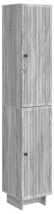 Szekrény szett 2 pcs Szürke Sonoma 34,5 x 33 x 90 cm Szerelt Fa