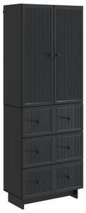 Szekrény szett 2 pcs 66 x 34,5 x 90 cm Szerelt Fa