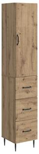 Szekrény szett 2 pcs Kézműves Tölgy 33 x 34,5 x 90 cm