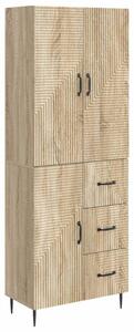 Szekrény szett 2 pcs Sonoma Tölgy 66 x 34,5 x 89,5 cm