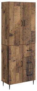 Szekrény szett 2 pcs Antik Fa 66 x 34,5 x 89,5 cm Szerelt Fa