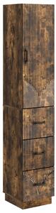 Szekrény szett 2 pcs Füstös Tölgy 33 x 34,5 x 87 cm Szerelt Fa