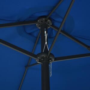 VidaXL kék kültéri napernyő alumíniumrúddal 460 x 270 cm