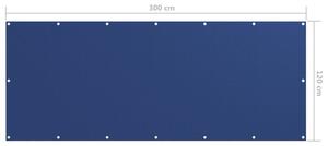VidaXL kék oxford-szövet erkélyparaván 120 x 300 cm