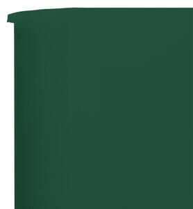 VidaXL zöld szövet 5-paneles szélfogó 600 x 80 cm