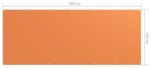 VidaXL narancssárga oxford-szövet erkélynapellenző 120 x 300 cm