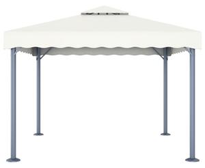 VidaXL krémszínű alumíniumpavilon 300 x 300 cm