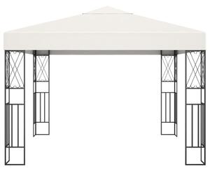 VidaXL krémszínű pavilon 3 x 3 m