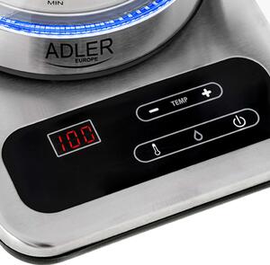 Adler AD1293 üveg Vízforraló 2200W #inox