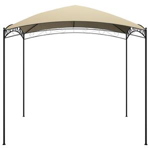VidaXL krémszínű pavilon 3 x 3 x 2,65 m 180 g/m²