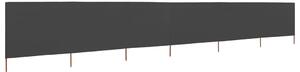 VidaXL antracitszürke szövet 6-paneles szélfogó 800 x 120 cm