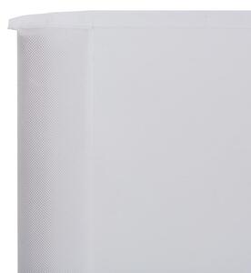 VidaXL fehér szövet 3-paneles szélellenző 400 x 120 cm
