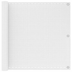 VidaXL Erkély Szúnyogháló Fehér 75 x 700 cm HDPE és Alumínium