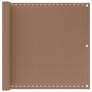VidaXL Erkély Szúnyogháló Tópszínű 75 x 700 cm HDPE és Alumínium