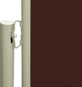 VidaXL barna behúzható oldalsó terasznapellenző 160 x 300 cm