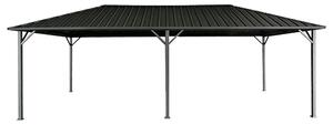 Itaka 3x6 kerti pavilon szúnyoghálóval antracit Garden Point