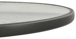 VidaXL antracitszürke acél bisztróasztal Ø70 cm