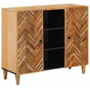 Tároló szekrények Barna 90 x 33,5 x 75 cm Tömör Mangófát