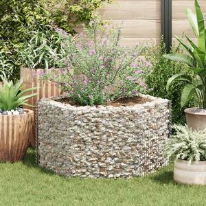 Hatszögletű gabion magaságyás 100 x 90 x 50 cm