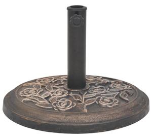 VidaXL kör alakú, bronz színű gyanta napernyő talp 9 kg