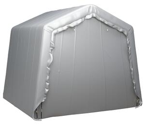 VidaXL szürke acél tároló sátor 240 x 240 cm
