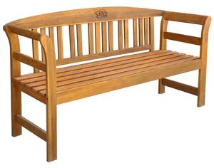 Tömör akácfa kerti pad 157 cm