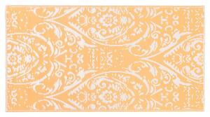 VidaXL narancssárga-fehér PP kültéri szőnyeg 80 x 150 cm