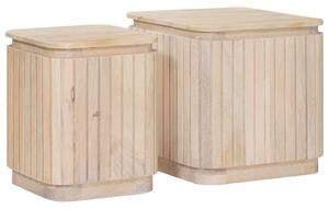 Kézműves Oldaltámasz Készlet 2 pcs Fehér 45 x 45 x 45 cm