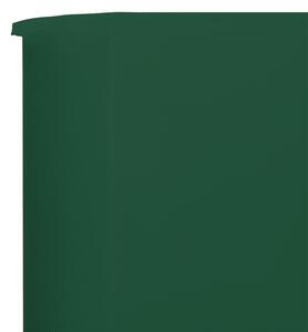 VidaXL zöld 9 paneles szövet szélfogó 1200 x 120 cm