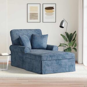 VidaXL Fotel Loungba Szoknyával párnával Kék 157 x 91 x 91 cm ARES