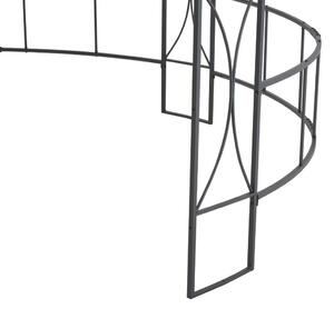 VidaXL antracitszürke kerek pavilon 300 x 290 cm