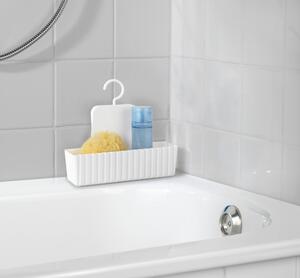 Fehér függő fürdőszobai polc Minas – Allstar