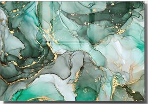 Üveg kép 100x70 cm Turquoise – Wallity