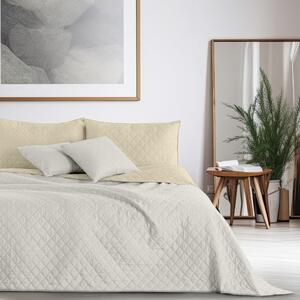 Axel béz-fehérs mikroszálas ágytakaró, 200 x 220 cm - DecoKing